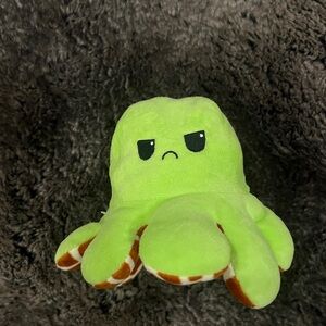Reversible Plush Octopus Toy - Green